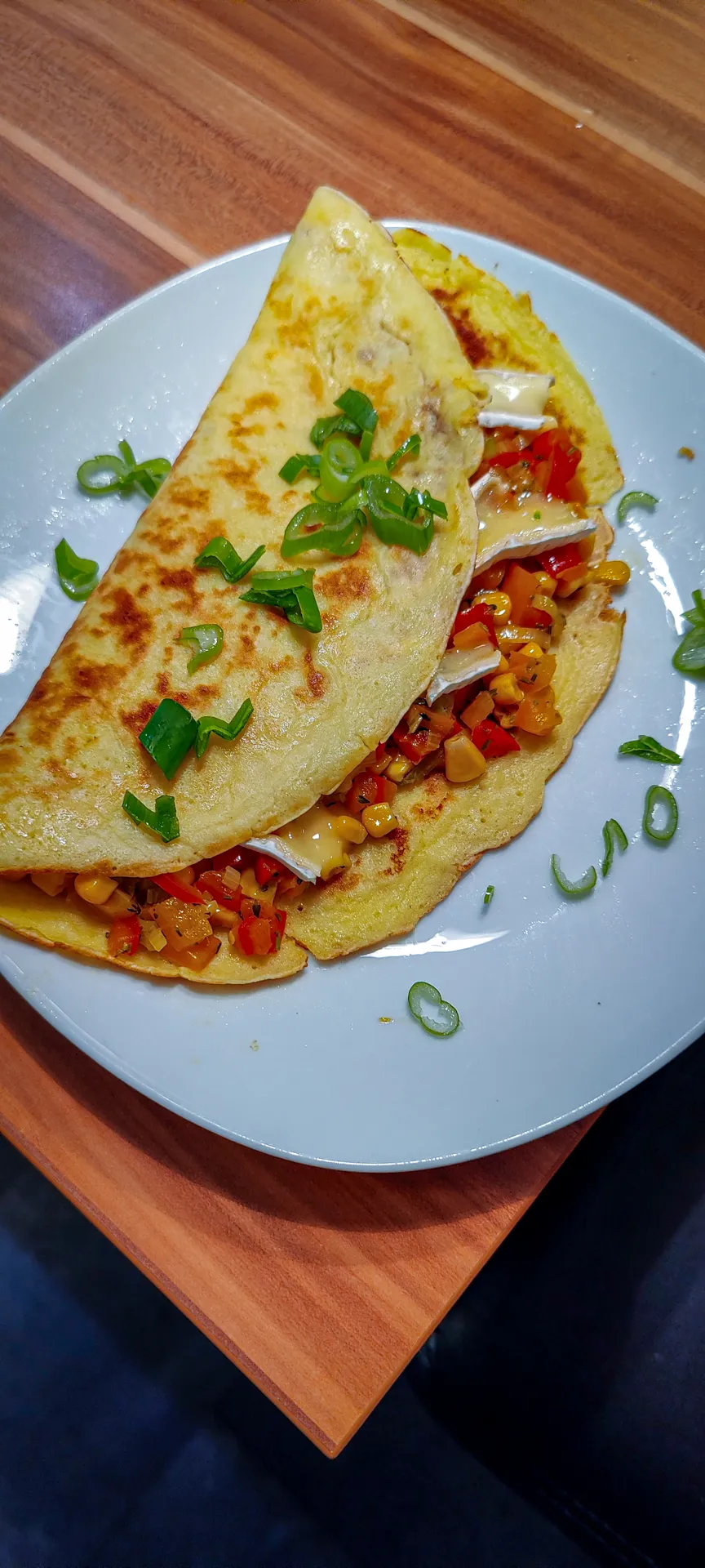 Camembert-Gemüse-Crêpes