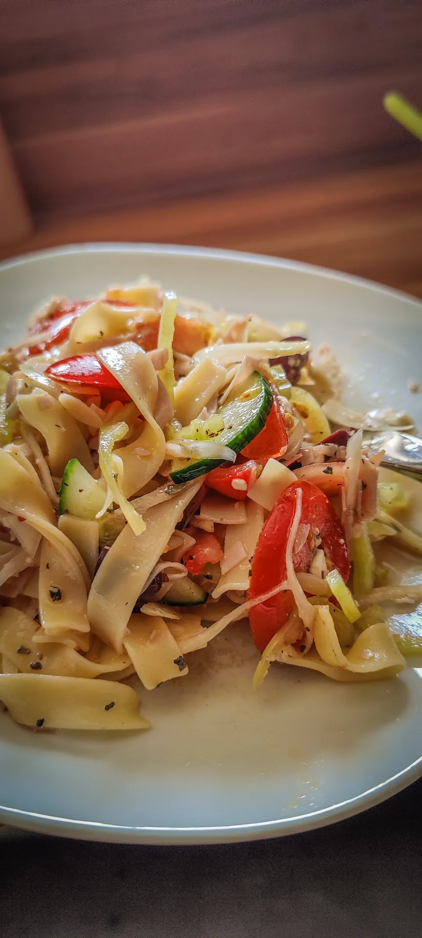 Griechischer Nudelsalat
