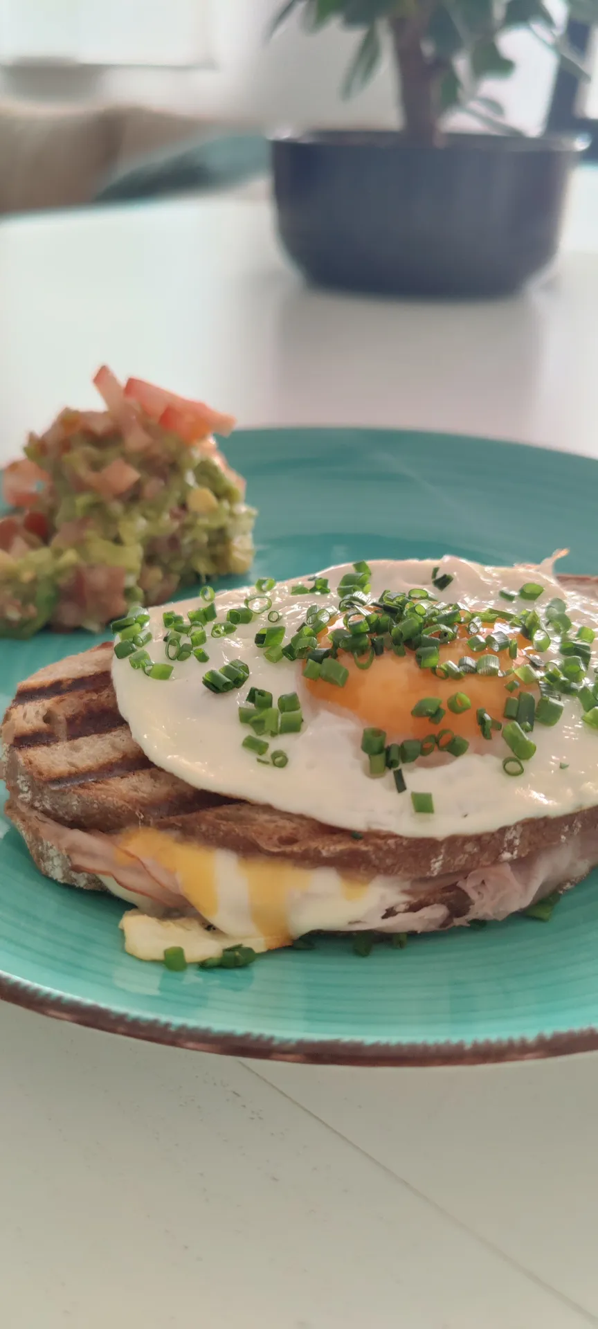 Holzhackertoast mit Spiegelei