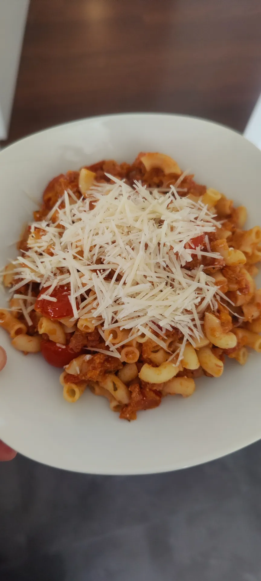 Traditionelles Ragour a la Bolognese mit Ricotta