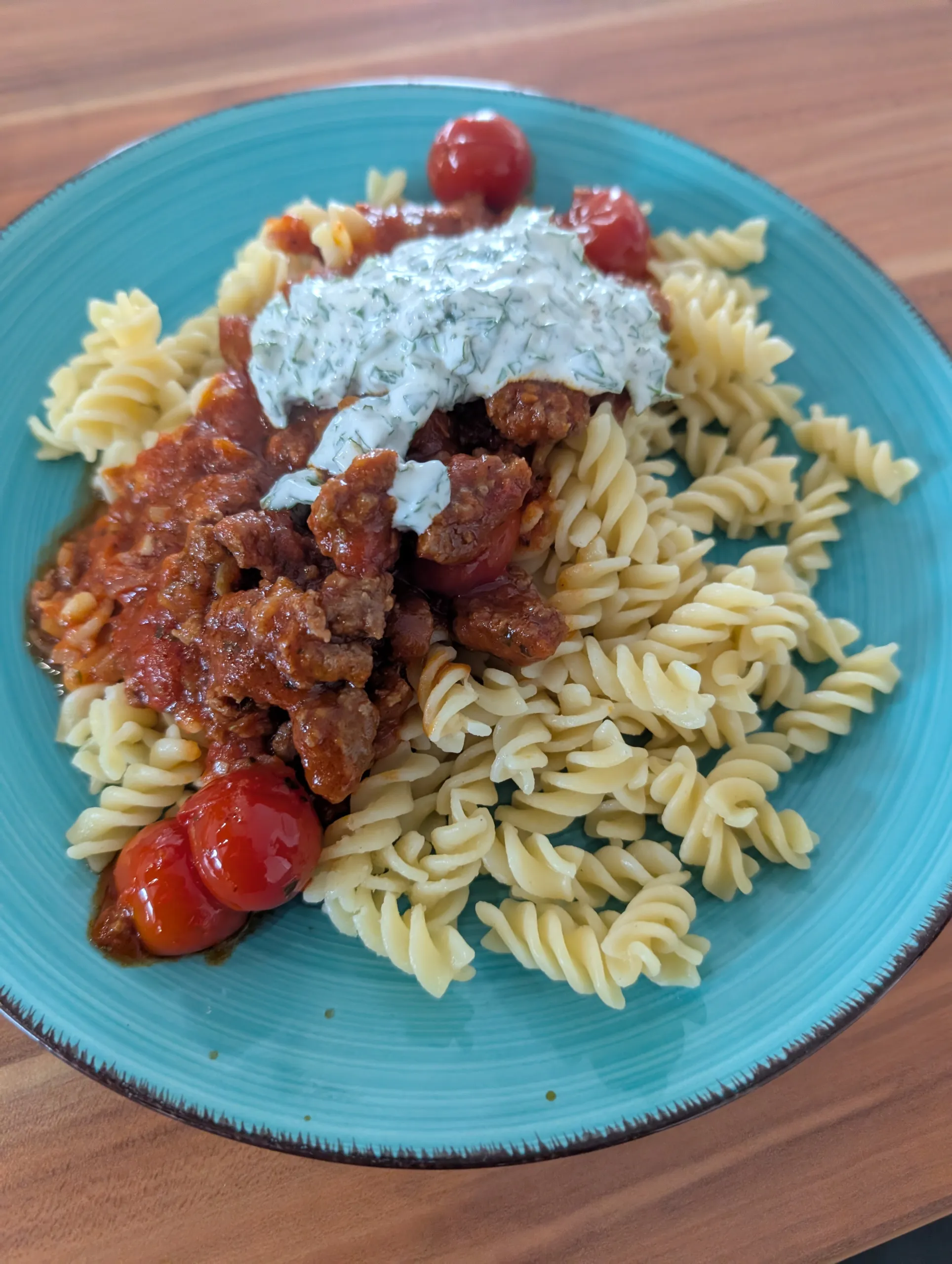 Türkische Pasta mit Rinderhack