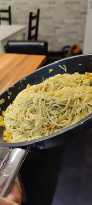 Pasta Lemone mit Koriander