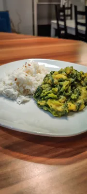 Spinat Kartoffel Curry