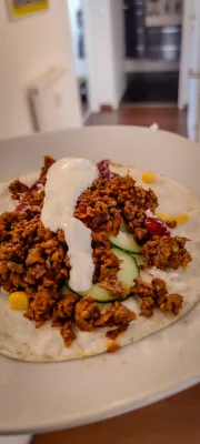 Würzige Fajitas mit Rind und Bohnen