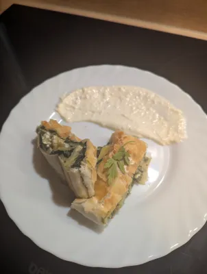 Spinat-Feta Strudel