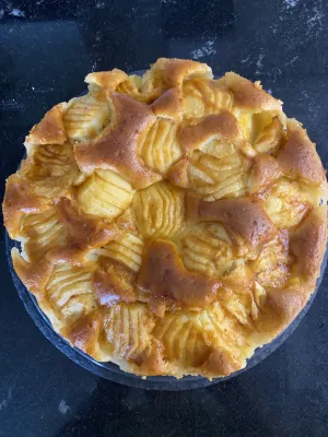 Apfelkuchen mit Dinkelmehl