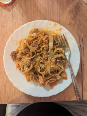 Vegane Dan Dan Nudeln