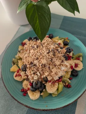Fruchtiges Aladdin Frühstück mit Müsli