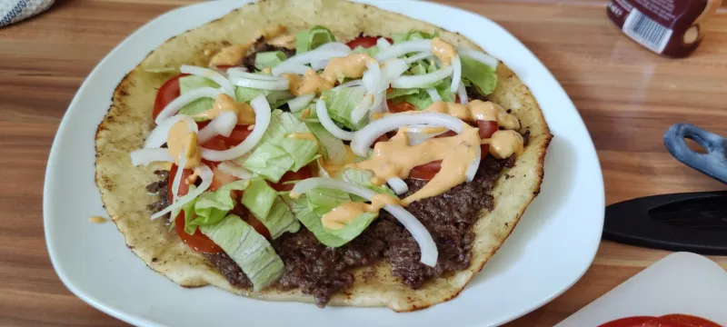Arbeitsschritt 1: Big Mac Tacos