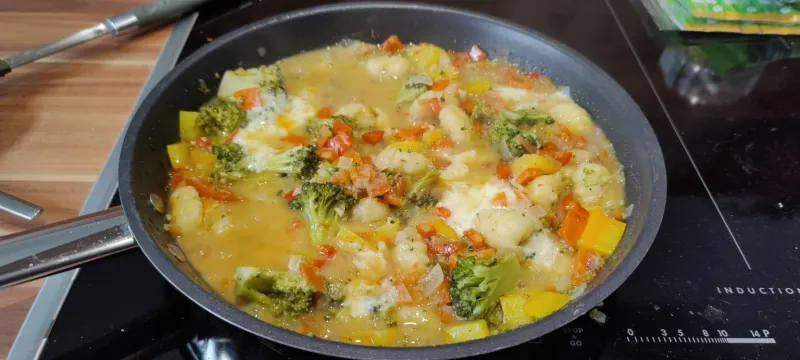 Arbeitsschritt 10: Brokkoli-Gemüse-Gnocchi