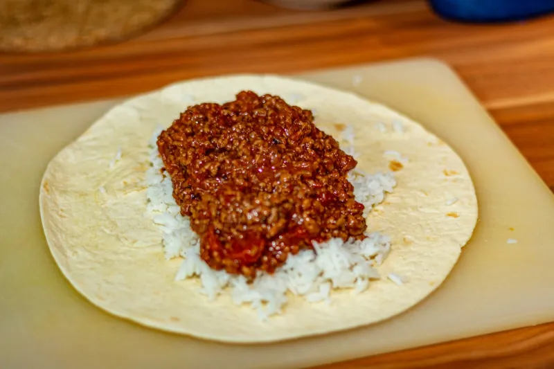 Arbeitsschritt 7: Burrito de Res