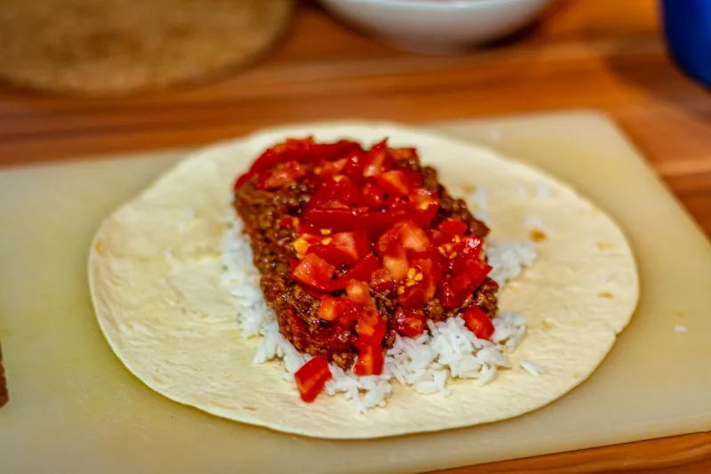 Arbeitsschritt 8: Burrito de Res