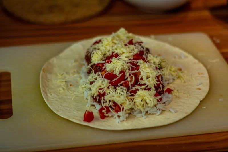 Arbeitsschritt 9: Burrito de Res