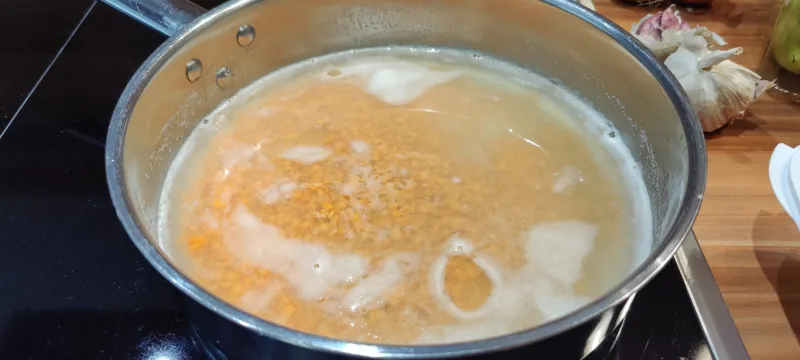 Arbeitsschritt 1: Einfaches Soja Gemüse Curry