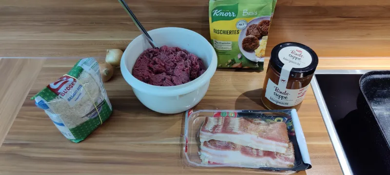Arbeitsschritt 1: Faschierter Braten