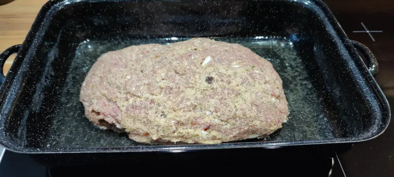Arbeitsschritt 12: Faschierter Braten