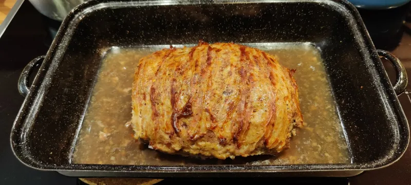 Arbeitsschritt 17: Faschierter Braten