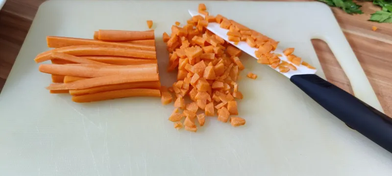 Arbeitsschritt 10: Feta-Frischkäse-gefüllte Paprika