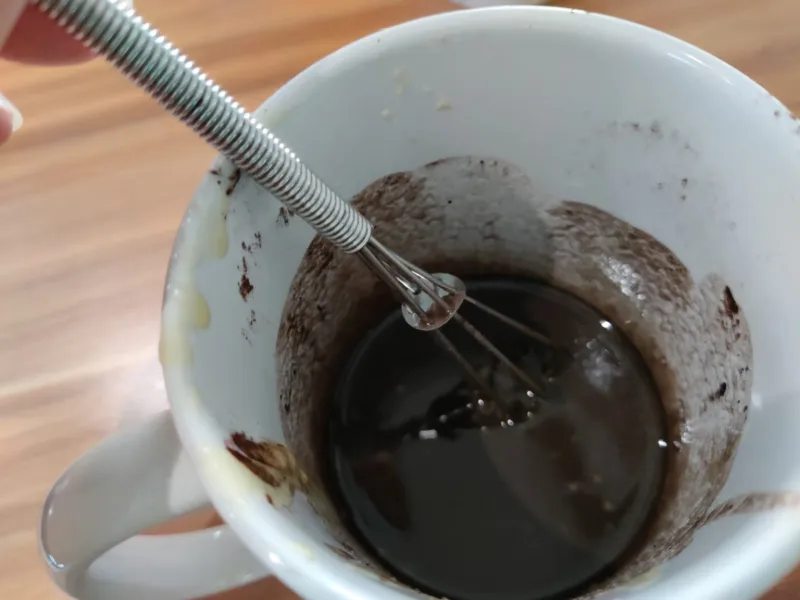 Arbeitsschritt 10: Frühstücks Schoko Pancakes