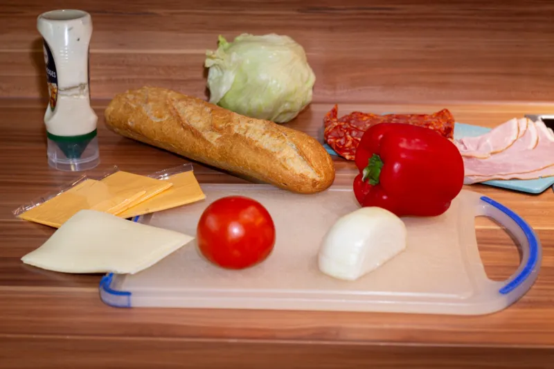 Arbeitsschritt 1: Italian BMT Sandwich