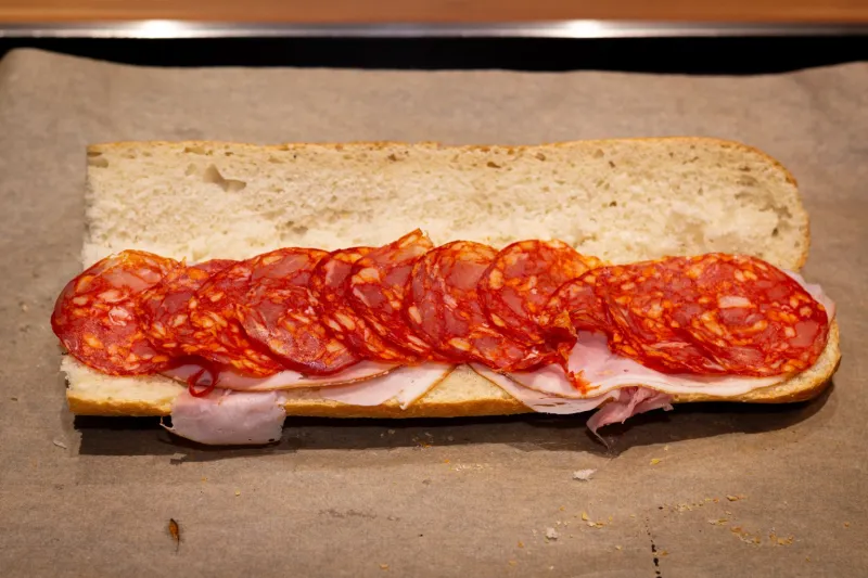 Arbeitsschritt 4: Italian BMT Sandwich