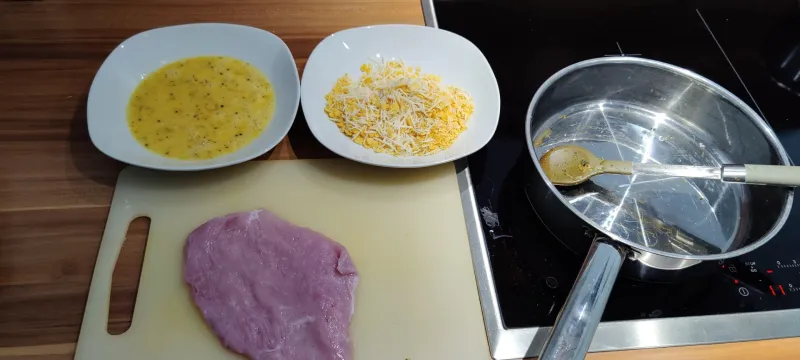 Arbeitsschritt 15: Knusper Parmesan Pute
