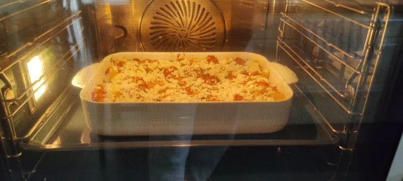 Arbeitsschritt 12: Linsen/Lauch Makkaroni Auflauf