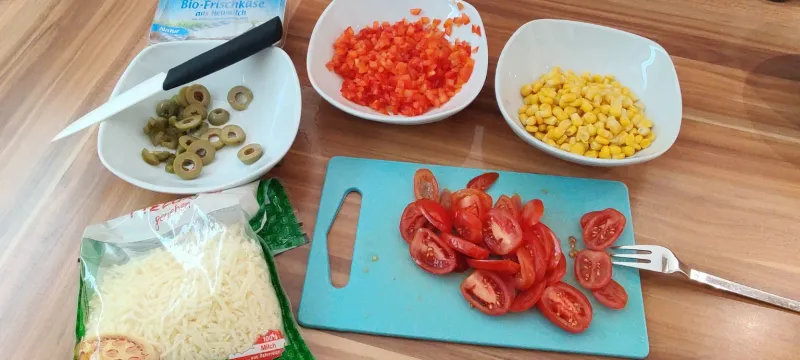 Arbeitsschritt 9: Low Carb Gemüse Burrito
