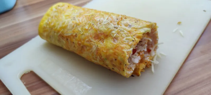 Arbeitsschritt 15: Low Carb Gemüse Burrito
