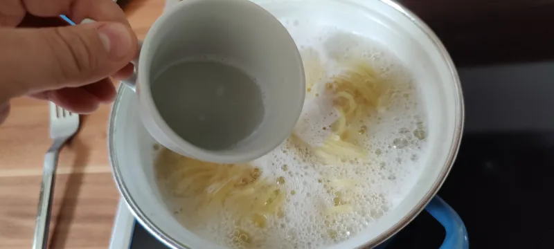 Arbeitsschritt 6: Pasta al Limone