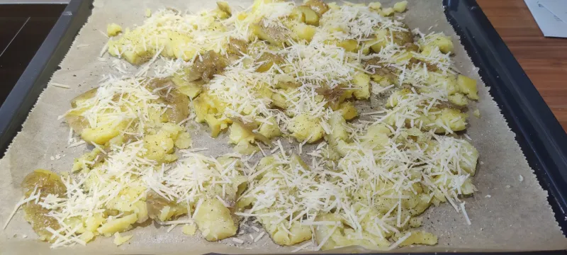 Arbeitsschritt 2: Parmesan Kartoffelrösti