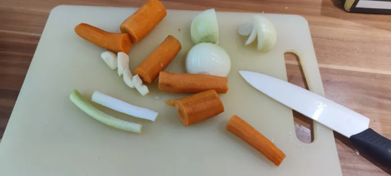 Arbeitsschritt 9: Rotlinsen Lauch Lasagne mit Ricottacreme