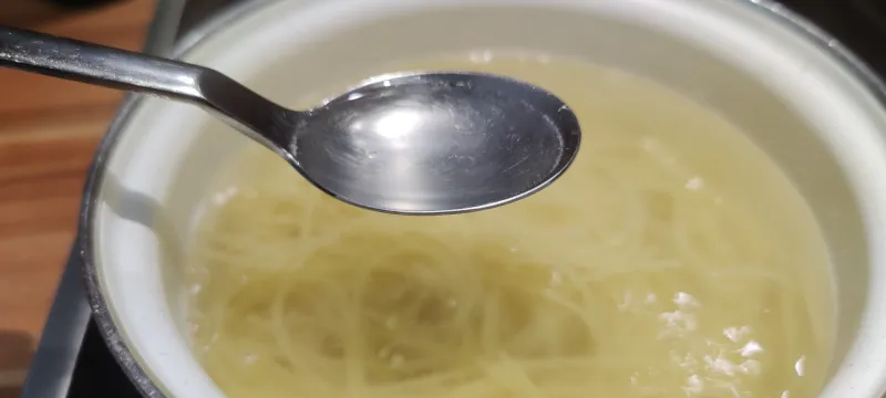 Arbeitsschritt 13: Spaghetti Carbonara