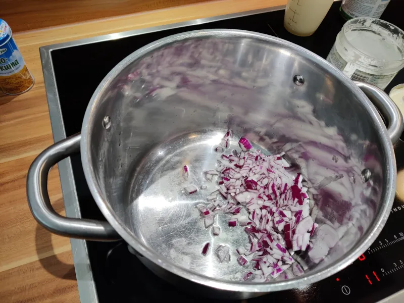 Arbeitsschritt 2: Spinat Kartoffel Curry