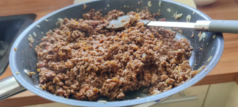 Arbeitsschritt 6: Würzige Fajitas mit Rind und Bohnen