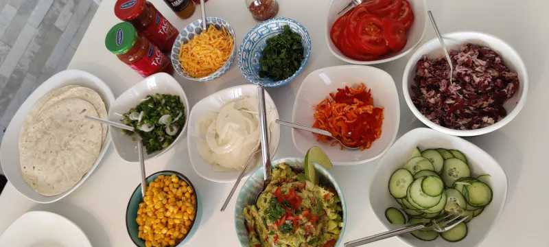 Arbeitsschritt 10: Würzige Fajitas mit Rind und Bohnen