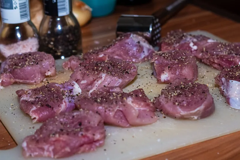 Arbeitsschritt 3: Zwiebelfleisch