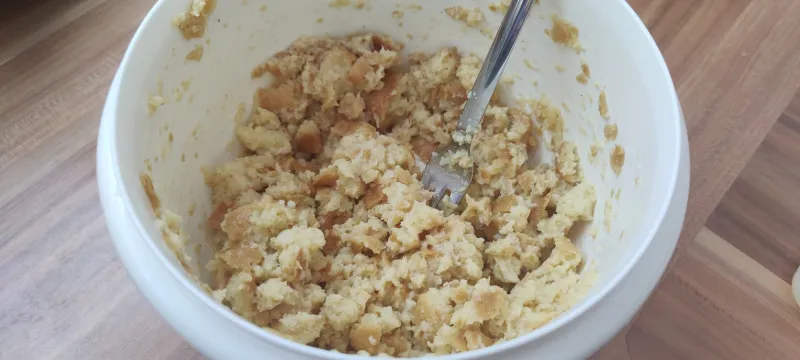 Arbeitsschritt 5: Schnelle Semmelknödel
