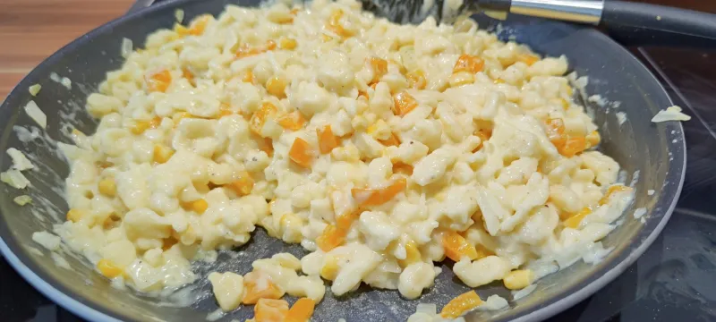 Arbeitsschritt 5: Nockerlpfanne
