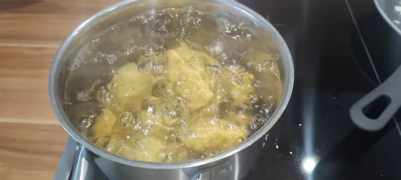 Arbeitsschritt 1: Erdäpfel Schmarrn