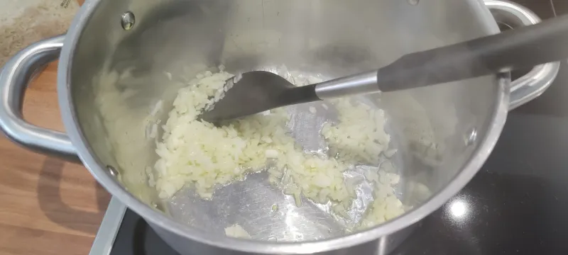 Arbeitsschritt 2: Parmesan Risotto