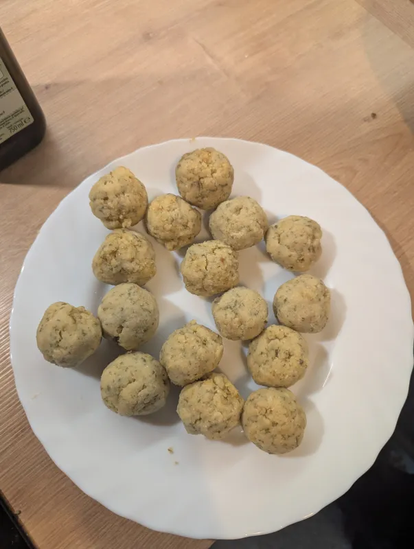 Arbeitsschritt 6: Falafel mit buntem Ofengemüse
