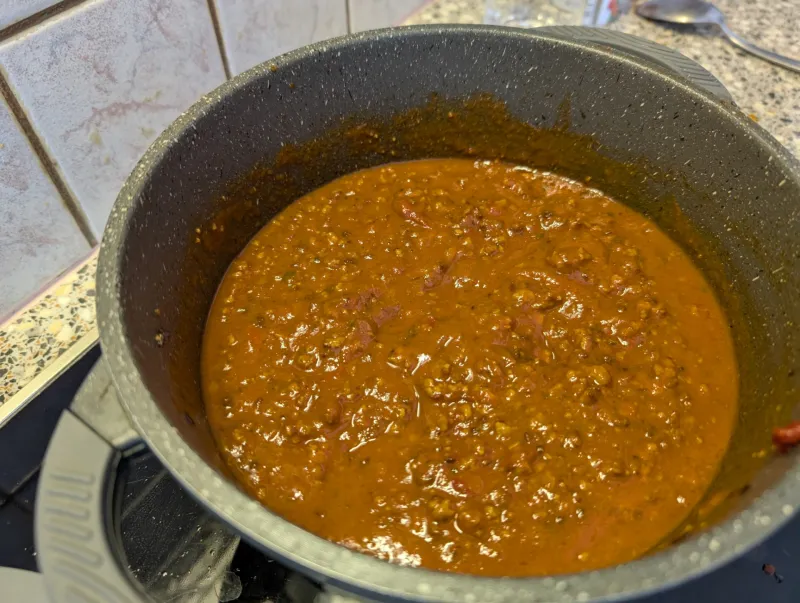 Arbeitsschritt 12: Vali Omas legendäre Spaghetti Bolognese