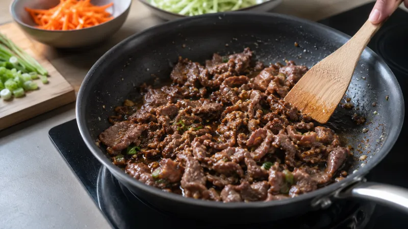 Arbeitsschritt 5: Bulgogi Bao