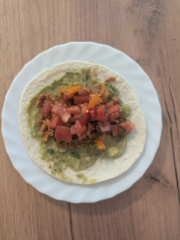 Arbeitsschritt 5: Shredded Tofu Tacos