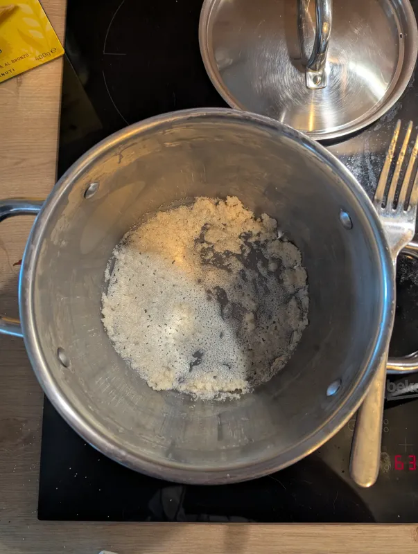 Arbeitsschritt 6: Oma's Nudeln & Bohnen