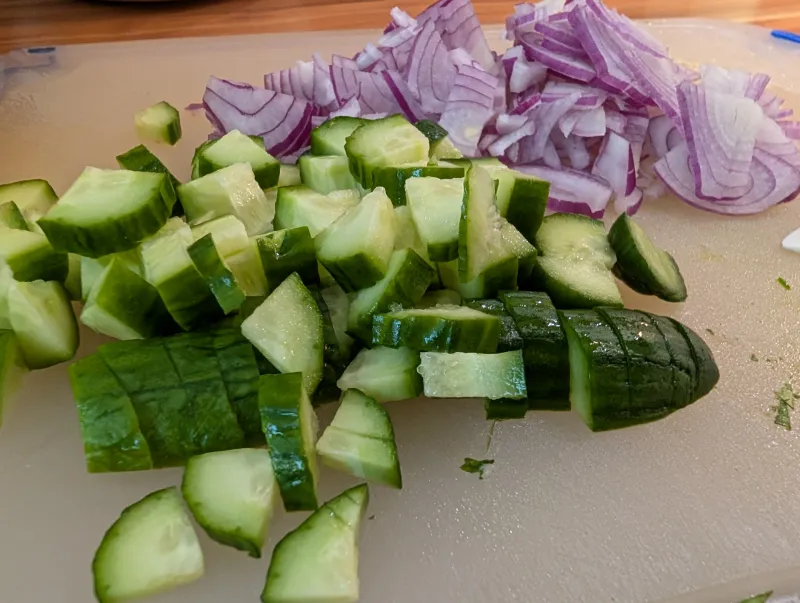 Arbeitsschritt 7: Würziges Madras-Hühnerbrust Filet