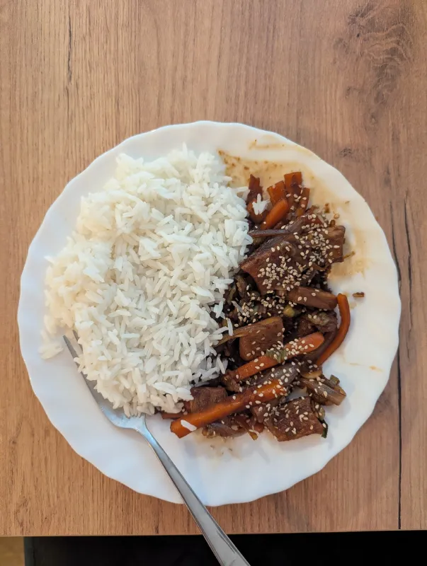 Arbeitsschritt 7: Vegan Gan Bian