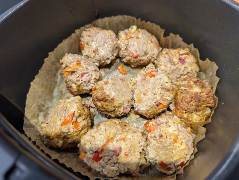 Arbeitsschritt 18: Mike' s Protein Airfryer Köttbullar