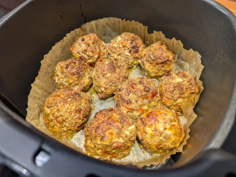 Arbeitsschritt 17: Mike' s Protein Airfryer Köttbullar